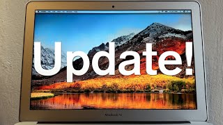 How to Update Macbook Air  High Sierra to Latest Version [upl. by Onaivatco]