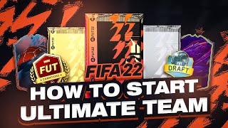 HOW TO START FIFA 22 ULTIMATE TEAM [upl. by Aramot961]