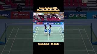 Match Point FerdinansyahWidjaja vs KoEom KoreaMasters2024 bwfworldtour Semifinals shorts [upl. by Akit]