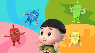 The Colors Song  Learn Colors for Kids  Pandobi Nursery Rhymes amp Kids Songs [upl. by Yelrebmik990]