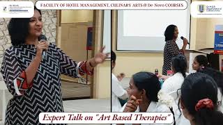 Expert Talk on quotArt Based Therapiesquot  Department of Psychology [upl. by Latterll]