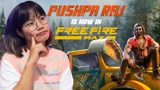 PUSHPA RAJ OB47 UPDATE IN FREE FIRE  GARENA FREE FIRE LIVE [upl. by Rochella]