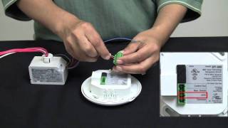 Wattstopper How to Wiring a DT305 Dual Technology Ceiling Sensor [upl. by Ennahs]