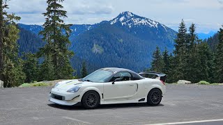 2ZZGE Powered Toyota MR2 Spyder on the Mountain [upl. by Georgiana544]