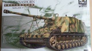 AFV Club 135 SdKfz164 Nashorn Unboxing [upl. by Anrak]