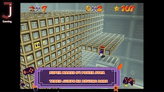 Super Mario 64 Timed jumps on moving bars in Course 14 Tick tock clock [upl. by Hukill]