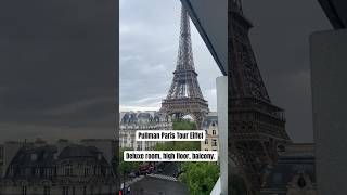 Pullman Paris Eiffel Tower DELUXE ROOM 1 king size bed balcony with view of Eiffel Tower 4 Star [upl. by Ellett300]