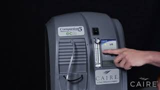 Companion 5 Oxygen Concentrator Visual User Guide  CPAPXchange [upl. by Nawuq]