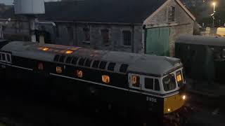 Polar express leaving Swanage Station [upl. by Annotahs]