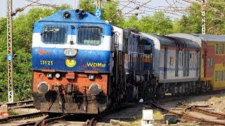 Indian Railways Only AERODYNAMIC ALCO  DEAD GAURAV with 11086 Double Decker Express [upl. by Cheryl]