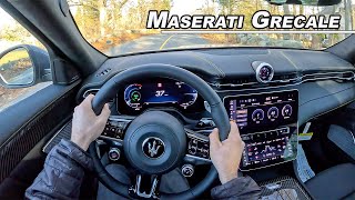 2023 Maserati Grecale Modena  New Generation First Drive POV Binaural Audio [upl. by Yrrej]