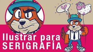 Tutorial ilustra para serigrafía [upl. by Hortensa686]