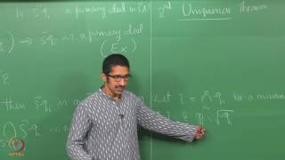 Lecture 34  Second Uniqueness Theorem Artinian Rings [upl. by Furnary]