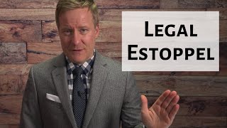 What is Estoppel [upl. by Nyltyak838]