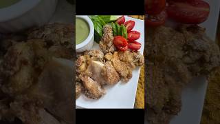 Let’s Eat Crispy PanFry Chicken Thighs ❤️🙏 chickens chickenrecipes lunch dinner appetizer [upl. by Aurore737]