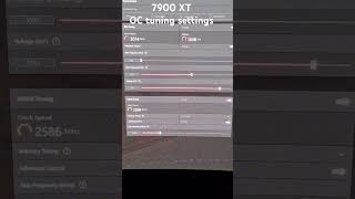 My first overclock settings on the 7900 XT NITRO PLUS [upl. by Rashidi841]