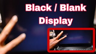 All Laptop Series Black  Blank Screen Display Problem in Windows 1011  Laptop No Display Fix 100 [upl. by Snowber]