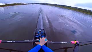 Single scull 2k  first person view [upl. by Junieta337]