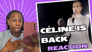 Céline Dion is back Lhymne à lamour  Olympics Opening ceremony performance  Reaction Video [upl. by Senskell]