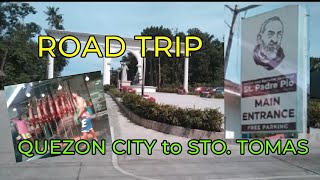 PAANO PUMUNTA NG PADRE PIO SHRINE STO TOMAS BATANGAS FROM QUEZON CITYtravelvlog [upl. by Knobloch]