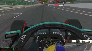 iRacing MercedesAMG F1 W12  Spa  14141 [upl. by Llireva819]