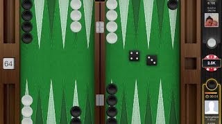 Backgammon PlayGem HD Review Play Social Backgammon Online on iPad [upl. by Llewol]