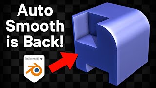 Auto Smooth is Back in Blender 42 [upl. by Alicec]