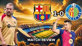 Why Barca scored only 1 goal vs Getafe Barca vs Getafe match review [upl. by Hynda]