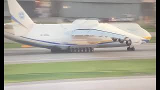 Antonov AN225 Mriya Takeoff [upl. by Euqirdor]