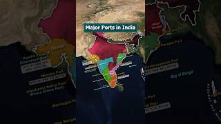 भारत के प्रमुख बंदरगाह  Important Major Ports in India  Indian Geography ports geography [upl. by Licko]