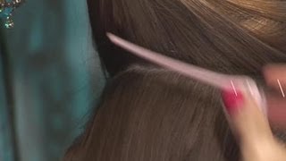 How To Attach Hair Extensions To Short Hair [upl. by Auhsot355]