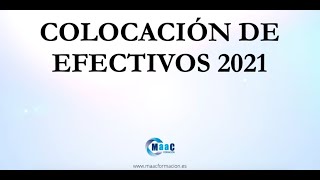 COLOCACION EFECTIVOS 2021 [upl. by Lopez350]