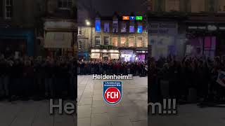 HeidenheimFans in Edinburgh [upl. by Ddahc929]