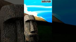 Easter island statue 🗿 art facts fascinatinguniverse history travel scary curiosity [upl. by Onaicul922]