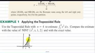 AP Calculus Section 65 Trapezoidal Rule [upl. by Nomelihp]