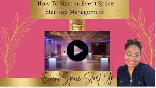 Event Space business planner very necessary [upl. by Yenobe]