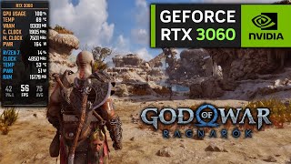 RTX 3060 on God of War Ragnarok  Excellent optimization [upl. by Aneehsak]