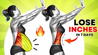 The Best Exercises for SLIMMER WAIST ➜ 30minute STANDING Workout to Burn Belly Fat amp LOSE 3 INCHES [upl. by Ilarin]