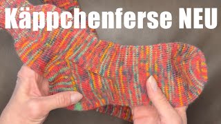 Socken mit neuer Käppchenferse  ohne Löcher  super Passform  besser als Bumerangferse [upl. by Aneliram]