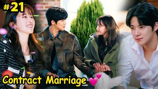 Part21  Chaebol Contract Marriage 💘 with the poor Actress  Korean drama Explain In HindiUrdu [upl. by Lenci]