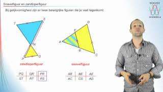 Gelijkvormigheid  snavelfiguur amp zandloperfiguur  WiskundeAcademie [upl. by Nuri]