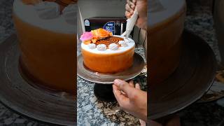 Simple amazing butterscotch flower cake design cake [upl. by Lulita213]