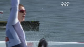 Team GBs Ed McKeever Wins Canoe Sprint Kayak 200m Gold  London 2012 Olympics [upl. by Ikairik492]