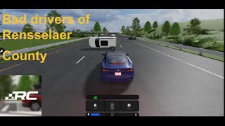 Bad Drivers of Rensselaer County Roleplay  Rensselaer County Beta Roblox [upl. by Nehttam964]