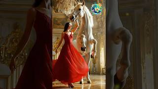 A woman fuses with a horse on AGT americagottalent agt magic talent shortshorse [upl. by Kenney]