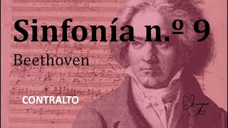 CONTRALTO SINFONIA NUMERO 9 Beethoven [upl. by Polky]