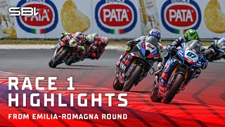 HIGHLIGHTS from Race 1 at Misano 🔥  2024 EmiliaRomagnaWorldSBK 🇮🇹 [upl. by Tennes]