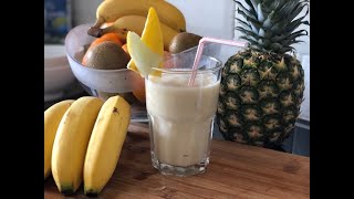 Melon amp Banana Smoothie [upl. by Sosthenna]