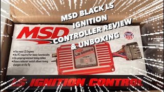 MSD ls ignition control box unboxing review [upl. by Newol]