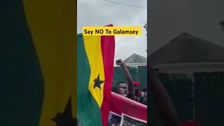 Protestors hit the streets of Accra so hard stopgalamseynow galamsey election army trending [upl. by Airotel]